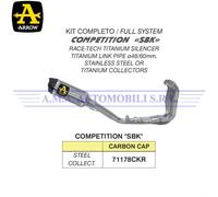 Arrow Kit completo COMPETITION SBK per Yamaha YZF R1 2020-2021 con dBKiller fondello carby
