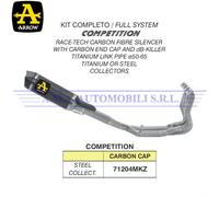 Kit completo COMPETITION silenziat. carb.BMW S 1000 RR 2019 2020 2021 2022 2023