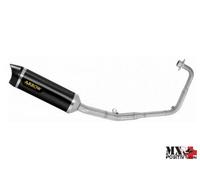 KIT COMPLETO CON TERMINALE THUNDER IN CARBONIO HONDA CB 125 R 2021-2022 ARROW...