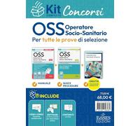 Kit completo concorsi OSS operatore socio-sanitari. Con contenuti extra. Con guida tascabile. Con software di simulazione. Con video-corso