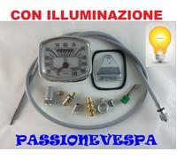 KIT COMPLETO CONTACHILOMETRI 120 KM/H PER VESPA 150 GS VS1 VS2 VS3 VS4