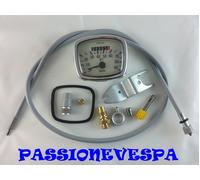 KIT COMPLETO CONTACHILOMETRI 90 KM/H PER VESPA 125 VNA VNB LANCETTA NERA
