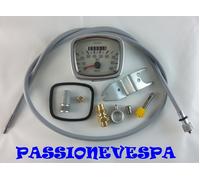 KIT COMPLETO CONTACHILOMETRI 90 KM/H PER VESPA 125 VNA VNB LANCETTA ROSSA