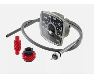 KIT COMPLETO CONTACHILOMETRI CONTA KM + CAVO E INGRANAGGI COMPATIBILE CON VESPA 50 SPECIAL