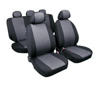 Kit completo coprisedili fodere auto universali poliestere Diago. Grigio