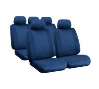 Kit completo coprisedili fodere auto universali poliestere Glamur. Avio Navy Blu