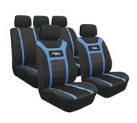 Kit completo coprisedili fodere auto universali poliestere High Gear. Blu