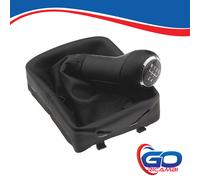 KIT COMPLETO CUFFIA E POMELLO LEVA CAMBIO 5 MARCE NERO VW POLO 9N DAL 2001