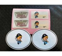 KIT COMPLETO DECALCOMANIE A SECCO + ADESIVI PER MOTO MORINI CORSARINO 50 ZT 1968