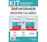 Kit completo del Concorso per 349 Infermieri Regione Calabria. Manuale, test, video-lezioni, video-corso, software