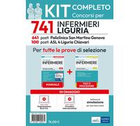 Kit completo del concorso per 741 Infermieri Regione Liguria. Manuale, tes...