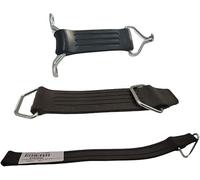 KIT COMPLETO DI 3 CINGHIE CINGHIETTE SPECIFICHE PER 500 F/L/R D'EPOCA DAL 1957 AL 1977. CINGHIA SCHIENALE - CINGHIA MARTINETTO CRICK - CINGHIA RUOTA DI SCORTA.