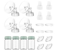 Kit completo di 4 parti di ricambio per pompa Spectra S1/S2/9 Plus/Synergy Gold, kit di ricambio per parti della pompa Spectra 4 pezzi, include flangia da 22 mm, valvola a becco d'anatra, tubo