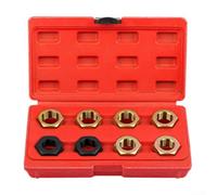Kit completo di 8 attrezzi per rileggere asse asse con custodia per un facile trasporto