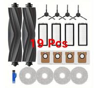 Kit Completo di Accessori per L20 Ultra/L20 Ultra: 4 Sacchetti della , 2 Spazzole Principali, 4 Mop, 4 Spazzole Laterali, 1 Strumento di Pulizia - Accessori per Aspirapolvere Robot