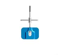 Kit completo di attrezzi per mulinello da pesca con strumento di rimozione del perno in lega di alluminio, chiave per dadi e cuscinetto in scatola (blu)