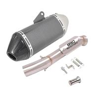 Kit Completo Di Collegamento Centrale Per Marmitta Di Scarico Per Moto Per 890 ADV DUKE 890 Adventure R 2019-2022, Tubo Di Scarico Slip-on Modificato Connettore di scarico(Colore 1)