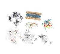 Kit completo di componenti elettronici assortiti - 1565PCS con condensatori, resistori, transistor e diodi for progetti e riparazioni fai-da-te Componente