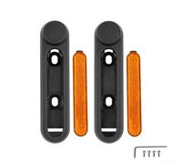 Kit completo di coperture laterali per scooter elettrico Ninebot F2/F2Plus/F2Pro con strisce riflettenti e 2 copriruota (giallo)