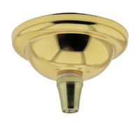 Kit completo di decorazione con calotta copri fili per lampadario da soffitto in metallo, misura piccola Art déco Matte Black