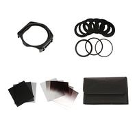 Kit completo di filtri ND 2 4 8 16 per supporto Cokin P + 9 anelli adattatori da 58 mm