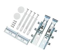 Kit completo di ganci a scomparsa con viti e coperture per un'installazione affidabile a parete