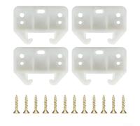 Kit completo di guide per cassetti in plastica con viti di montaggio per un movimento sicuro dei cassetti e ottimizzazione dello spazio in cucina, camera da letto e bagno