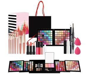 Kit completo di makeup, Start Cosmetics Kit, Women Makeup Kit, Full Start Cosmetics, Full Makeup Set for Beginners, Containing Professional Cosmetics Tools and Products for a Complete Makeover