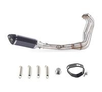 Kit Completo Di Marmitta Di Scarico Per Moto, Tubo Di Scarico Per Yamaha MT-09 FZ-09 XSR900 FZ09 MT09 13-21, Tubo Di Collegamento Centrale Anteriore Connettore di scarico(Colore 4)