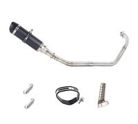 Kit Completo Di Marmitta Di Scarico Per Yamaha YZF R125 MT125 R15 MT15 MT-15 V1 V2 V3 2008-2023 Tubo Di Collegamento Centrale Anteriore Di Scarico Connettore di scarico(Colore 1,V3 2018-2023)