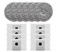 Kit completo di panno mocio e sacchetto per la polvere per ECOVACS T30C PRO e per robot aspirapolvere OMNI progettato per mantenere pavimenti puliti e igienici
