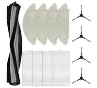 Kit completo di ricambio per aspirapolvere Alpha 2 Pro V5 Pro VRVCLM27B VRVCLM40B, con spazzola principale, spazzole laterali, panni e filtri per una pulizia profonda (A)