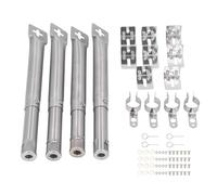 Kit completo di ricambio per fornello in acciaio inox, ideale per cuochi, ristoratori e appassionati di fai da te, misura universale e facile installazione