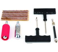 Kit completo di riparazione rapida per pneumatici tubeless moto e scooter