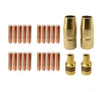 Kit completo di saldatura MIG con ugelli 169-715 e diffusori 169-716 compatibili con Miller M-100/150 e Hobart H-9/10 (000069)