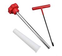 Kit completo di strumenti essenziali per l'installazione della valvola per la riparazione dei pneumatici, per un uso facile ed efficace (rosso)