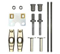 Kit completo di valvole per Honda Gx340 e Gx390, bracci bilancieri aste di spinta sollevatori e bulloni, parti di ricambio in metallo per revisione motore tosaerba