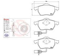 Kit completo: dischi ad alto contenuto di carbonio, pastiglie AUDI A4 B7, A6 C5