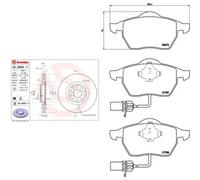 Kit completo: dischi ad alto contenuto di carbonio, pastiglie AUDI A4 B7, A6 C5