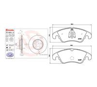 BREMBO P 85 098X Brake Pad