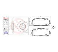 BREMBO P 85 165X Brake Pad