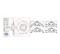 Kit completo: dischi ad alto contenuto di carbonio, pastiglie AUDI A6 C8 BREMBO