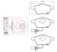 Kit completo: dischi ad alto contenuto di carbonio, pastiglie AUDI, VW A4 B6,