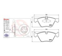 SERIE PASTIGILE FRENO BMW 1 E87 05-11 ANTERIORI