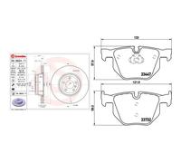 Kit completo: dischi ad alto contenuto di carbonio, pastiglie BMW X3 E70, X5 X6