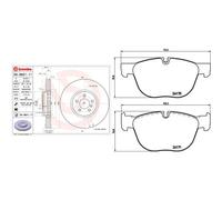 Kit completo: dischi ad alto contenuto di carbonio, pastiglie BMW X3 E70, X6