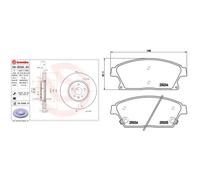 BREMBO P 59 077X Brake Pad