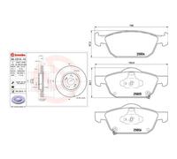 Disco freno BREMBO 09C31311 anteriore, ventilato, altamente carbonizzato, 1 Pezzo