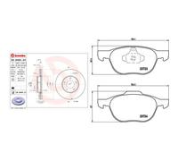 BREMBO P 24 061X Brake Pad