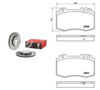 Disco freno BREMBO MAX 09.8411.75, 1 Pezzo